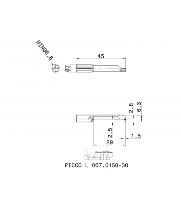 PICCO L 007.0150-30 IC228