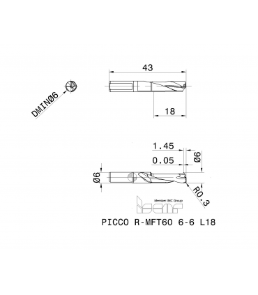 PICCO R-MFT60 6-6 L18 IC908