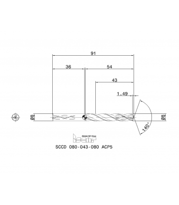 SCCD 080-043-080 ACP5 IC608
