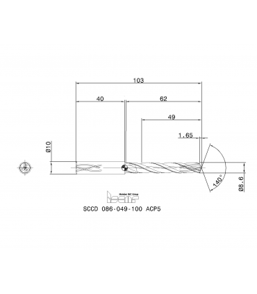 SCCD 086-049-100 ACP5 IC608