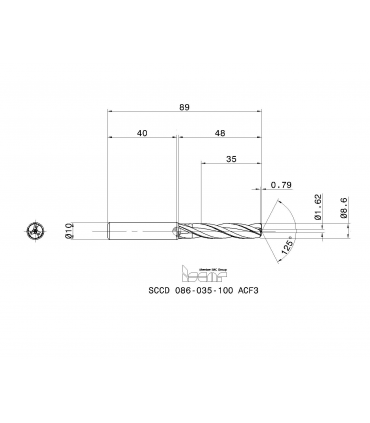 SCCD 086-035-100 ACF3 IC608