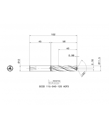 SCCD 115-040-120 ACF3 IC608