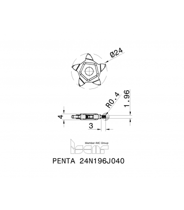 PENTA 24N196J040 IC908