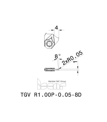 TGV R1.00P-0.05-8D IC1010