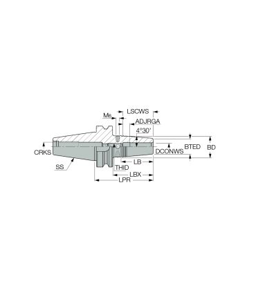 BT40 SRKIN 25X110