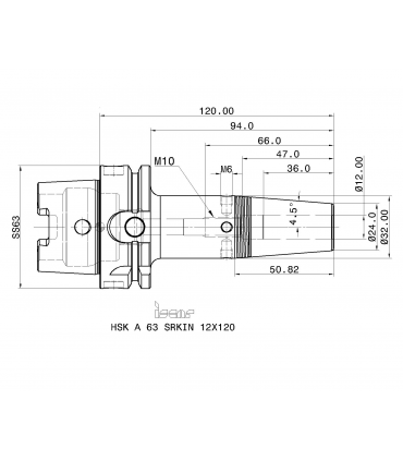 HSK A63 SRKIN12X120