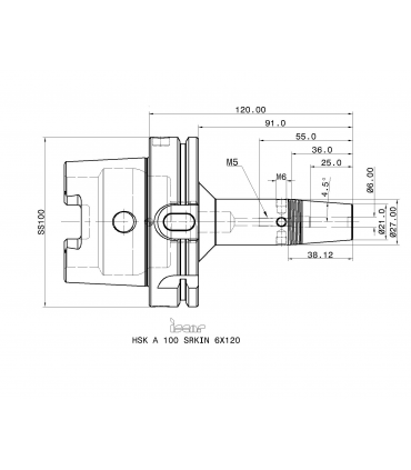 HSK A100 SRKIN6X120