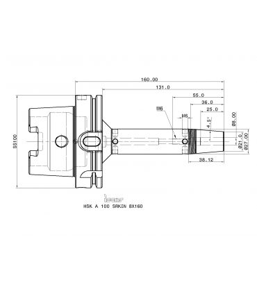 HSK A100 SRKIN8X160