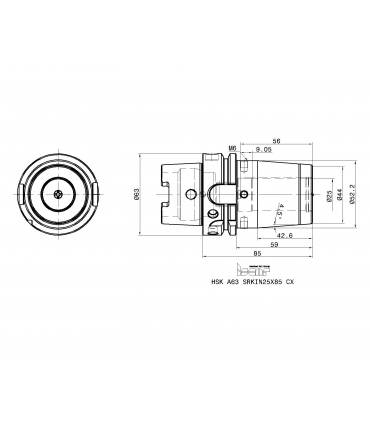 HSK A63 SRKIN25X85 CX