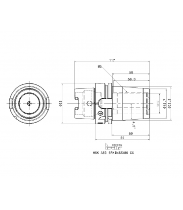HSK A63 SRKIN32X85 CX