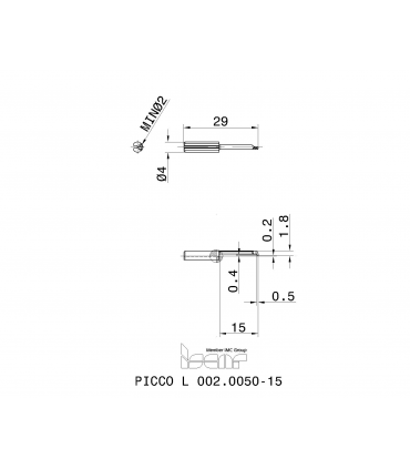 PICCO L 002.0050-15 IC908
