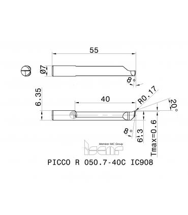 PICCO R 050.7-40C IC908