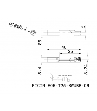 PICIN E06-T25-SWUBR-06