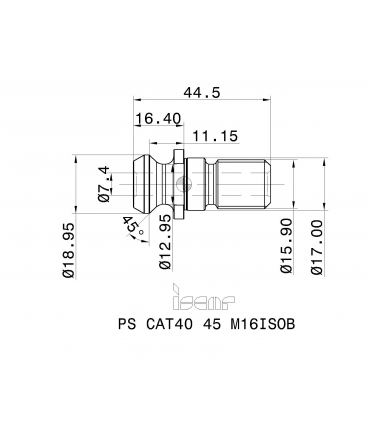 PS CAT40 45 M16ISOB