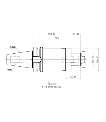 BT40 SEMC 32X100