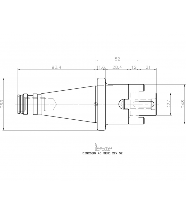 DIN2080 40 SEMC 27X 52