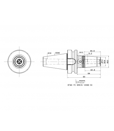 BT40 FC SRKIN 12X90 CX