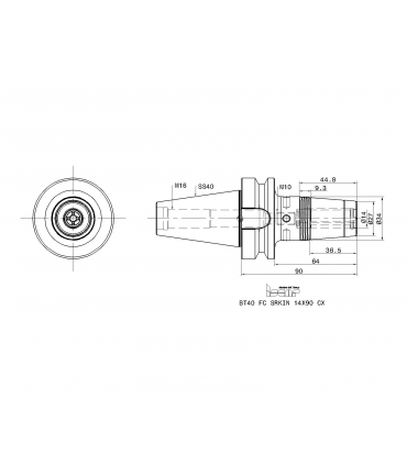 BT40 FC SRKIN 14X90 CX