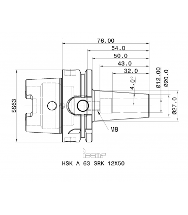 HSK A63 SRK 12X50