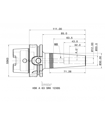 HSK A63 SRK 12X85