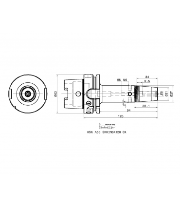 HSK A63 SRKIN8X120 CX