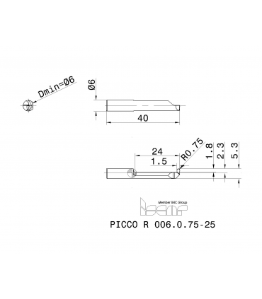 PICCO R 006.0.75-25 IC228