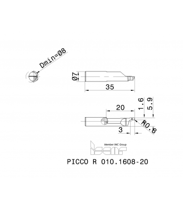 PICCO R 010.1608-20 IC1008