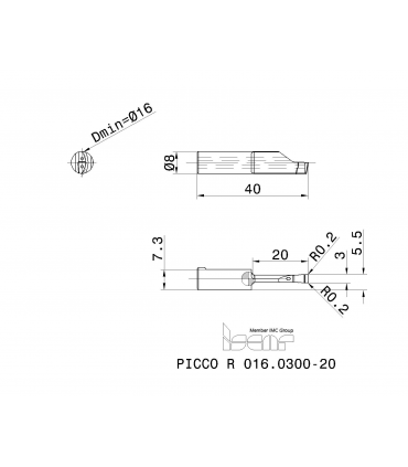 PICCO R 016.0300-20 IC1008