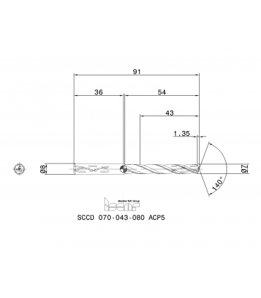 SCCD 070-043-080 ACP5 IC608