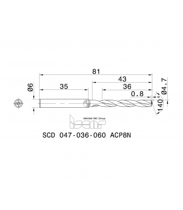 SCD 047-036-060 ACP8N IC908