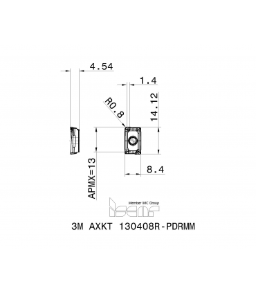 3M AXKT 130408R-PDRMM IC928