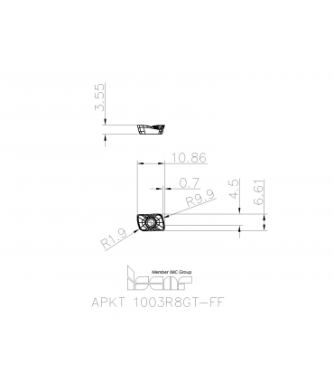 APKT 1003R8GT-FF IC808