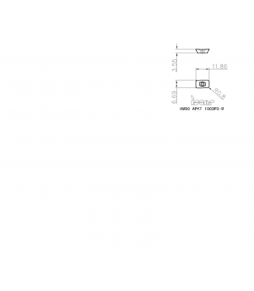 HM90 APKT 1003PD-W IC908