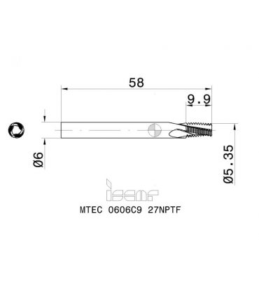 MTEC 0606C9 27NPTF IC908