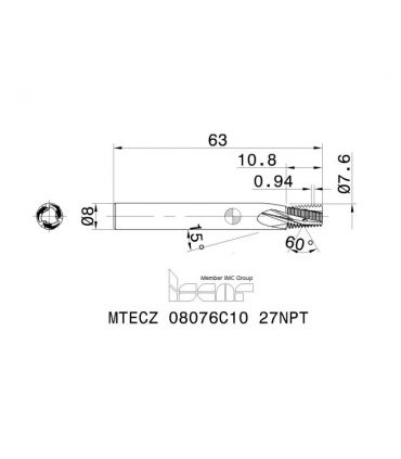MTECZ 08076C10 27NPT IC908