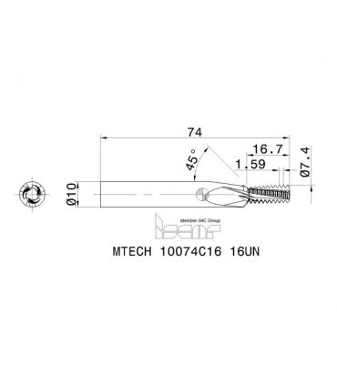 MTECH 10074C16 16UN IC902