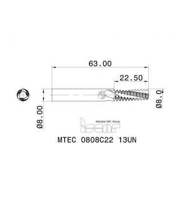 MTEC 0808C22 13UN IC908