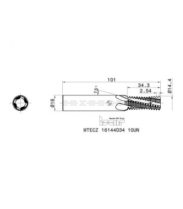 MTECZ 16144D34 10UN IC908