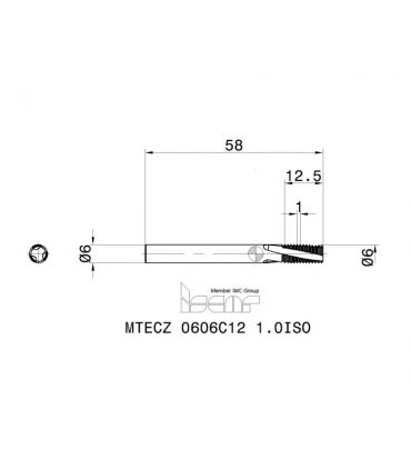 MTECZ 0606C12 1.0ISO IC908