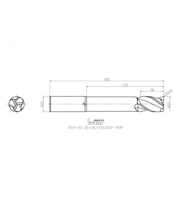 ECA-H3 25-38/125C25CF-R08 IC08