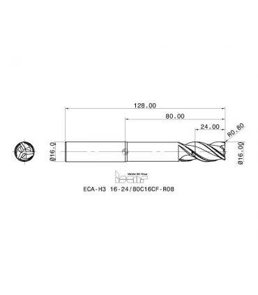 ECA-H3 16-24/80C16CF-R08 IC08