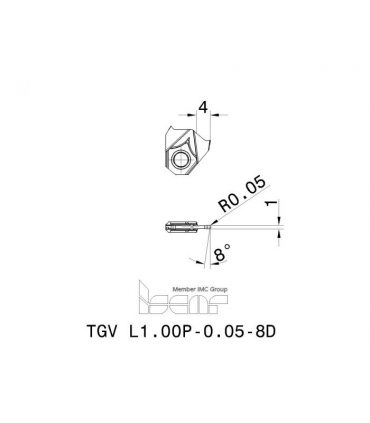 TGV L1.00P-0.05-8D IC1010