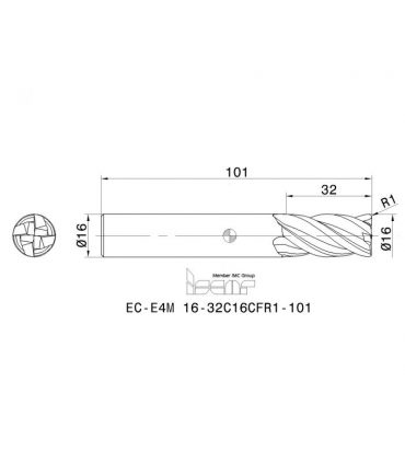 EC-E4M 16-32C16CFR1-100 IC608