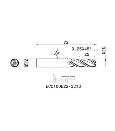 ECC100E22-3C10 IC900