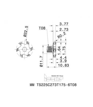 MM TS225C273T175-6T08 IC928