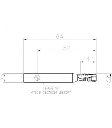 MTECB 08078C14 28BSPT IC908