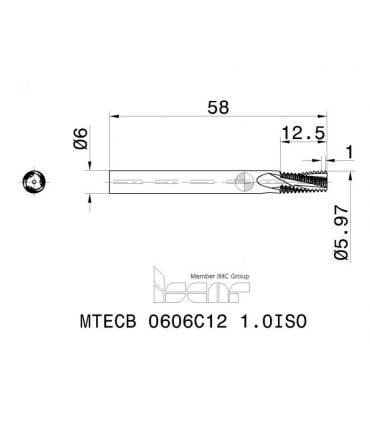 MTECB 0606C12 1.0ISO IC908