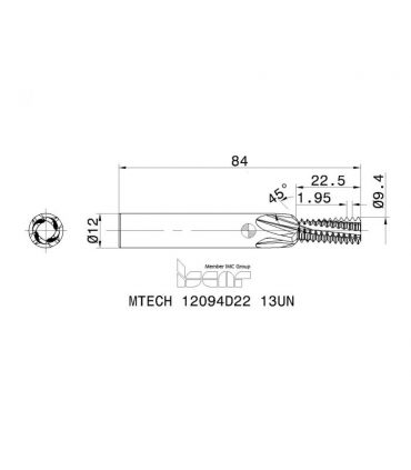 MTECH 12094D22 13UN IC902