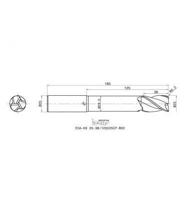 ECA-H3 25-38/125C25CF-R02 IC08