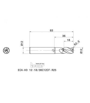ECA-H3 12-18/36C12CF-R25 IC08